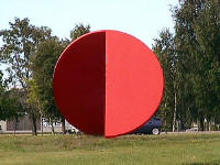 Vaasa Finland and the sculpture of Lucien den Arend - 
his site specific sculptures ordered by the city of Vaasa